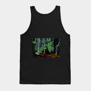 Dawn forest in pastel Tank Top